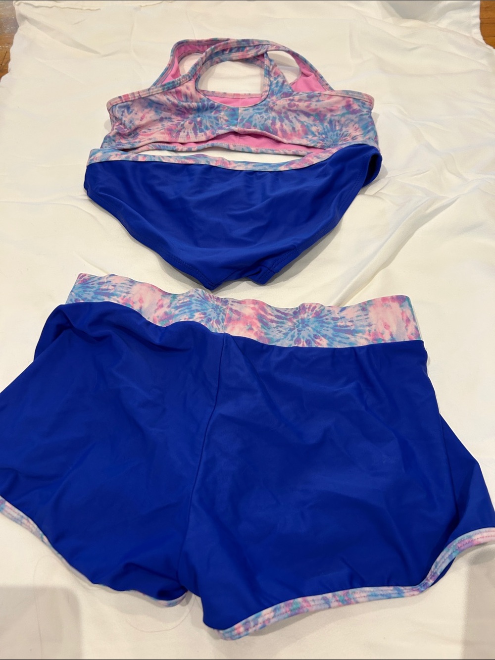 3 piece girls bathing suit size 14 - Picture 2 of 4